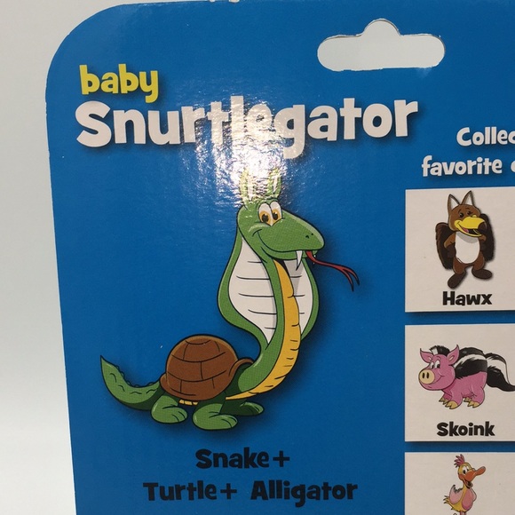 Genetipetz Snurtlegator Snake Turtle Alligator Plush Stuffed Animal - Picture 6 of 11